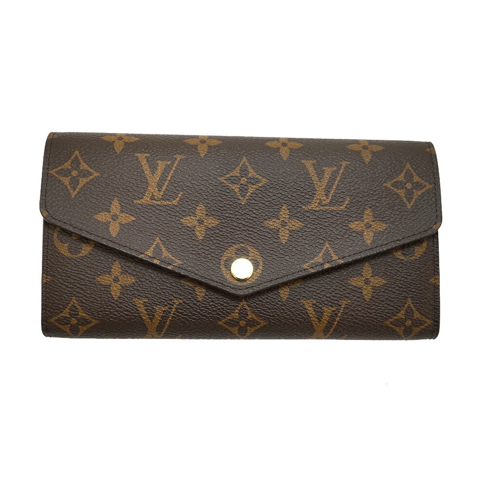 Louis Vuitton Sarah Portefeuille Wallet Brown Pink Rose Ballerine